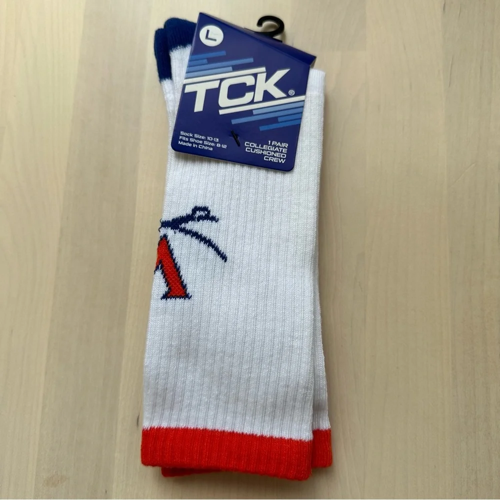 TCK UVA University of Virginia 3 Pairs Collegiate Crew Socks Bundle